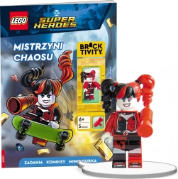 LEGO DC Super Heroes: Kraljica kaosa – interaktivna knjiga s minifiguricom Harley Quinn