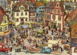Heye puzzle Tržište 1000 dijelova