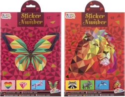 Puzzle s naljepnicama prema brojevima A4