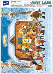 Božićne prozorske folije Josef Lada