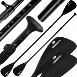 Sklopivo i podesivo veslo 2-u-1 Blade crno