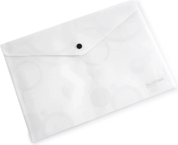 Fascikl s gumbom A4 crno-bijeli