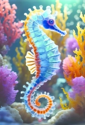 Interdruk puzzle Šarena priroda: Morski konjić 250 dijelova