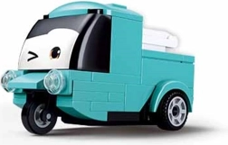 Sluban tirkizni kamion na navijanje s očima