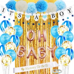 Set balona i rekvizita za Baby Shower - It's a boy