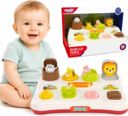 WOOPIE Baby edukativna igračka Pop Up životinje iz zoološkog vrta