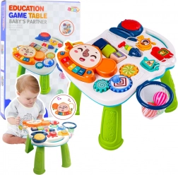 Interaktivni obrazovni stolić 6u1 sa svjetlima i zvukovima