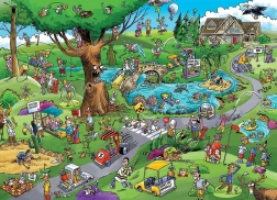 Puzzle DoodleTown: Tipični golf 1000 komada