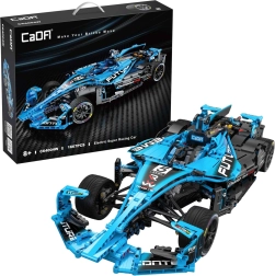 Konstruktorski set CaDA trkaći automobil 60 cm – Electric Super Racing Car, plava, 1667 dijelova