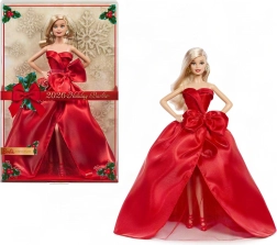 Svečana kolekcionarska lutka Barbie Signature 2026 plavuša u crvenoj haljini