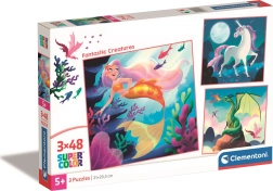 Clementoni puzzle fantastična bića 3×48 dijelova