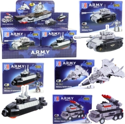 Konstruktorski set vojska 2u1 – vojna vozila i robot