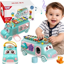 Glazbeni automobil sa sorterom i ksilofonom WOOPIE BABY