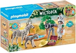 Playmobil Wiltopia safari ekspedicija s fotografkinjom i zebrama