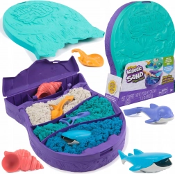 Kinetički pijesak Kinetic Sand Deep Sea 680 g + kalupi
