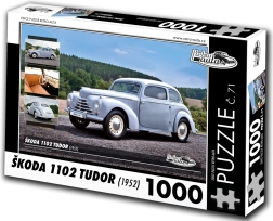 Puzzle Retro Automobili Škoda 1102 Tudor 1952 1000 dijelova