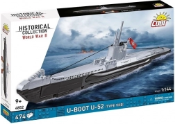 Konstrukcijski set podmornice U-BOAT U-52 tip VIIB 1:144 (474 dijelova)
