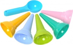 Set šarenih kalupa za sladoledne kornete sa žlicom za sladoled