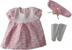 Ružičasta haljina za lutke 40 - 43 cm