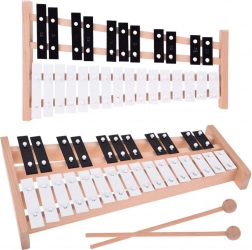 Drveni kromatski zvončići 27 tonova s palicama