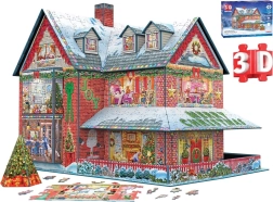3D puzzle božićna kućica 1100 dijelova EUROGRAPHICS