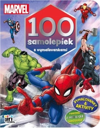 100 naljepnica s bojankom MARVEL