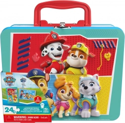 Paw Patrol puzzle u limenoj kutiji 2×24 dijelova 3D efekt