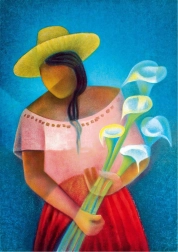 Slagalica žena s aronima 1000 dijelova BLUEBIRD