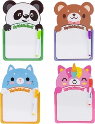 ASTRA brisiva ploča s veselim životinjicama s markerom