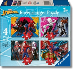 Ravensburger puzzle Marvel: Spider-Man 4u1 (12–24 dijelova)