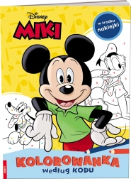 Disney bojanka po kodu s naljepnicama Miki