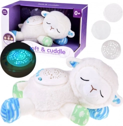 Projekcijska lampa maskota ovčica medo zvjezdice uspavanke bijeli šum ZA4797