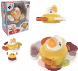 Interaktivna senzorička patkica s vakuumskom čašicom i grickalicom