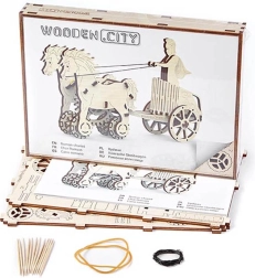 Wooden City 3D drvene mehaničke puzzle Rimska kočija