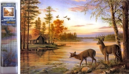 Norimpex dijamantno slikanje Jeleni uz jezero 30 × 40 cm