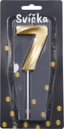 Zlatna svjećica za party broj 7