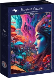 Puzzle Svijet gljivica 500 dijelova BLUEBIRD