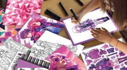 Artissimo XXL dizajnerska radionica s LED svjetlećom podlogom – trendi outfiti