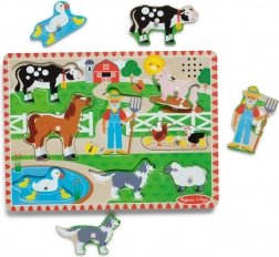 Drvene farma slagalice Melissa & Doug