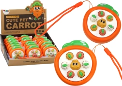 Mini arkadna igra Wac A Mole Carrots Orange