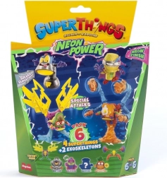 SuperThings Neon Power kolekcionarski paket 6 figurica s egzoskeletima