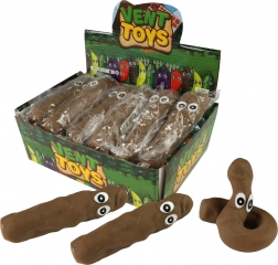 Rastezljiva antistres igračka kakica s očima