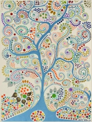 Puzzle RAVENSBURGER plavo stablo, 1500 dijelova