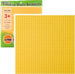 Građevna ploča za kocke žuta 25,5x25,5 cm