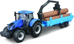 farmer set traktor New Holland T7.315 HD s 3 prikolice 10 cm