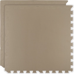 Pjenasta podna podloga HUMBI 120 × 60, velike vodootporne puzzle, 2 kom, svijetlo bež