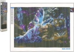 Dijamantno slikanje NORIMPEX – vila leptira 30 × 40 cm