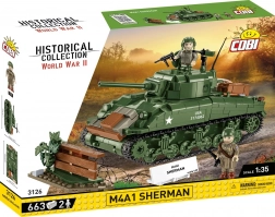 Konstrukcijski set tenka M4A1 Sherman 1:35 – 663 dijelova