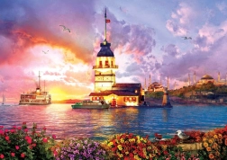 Puzzle ART PUZZLE Djevojačka kula 1000 dijelova