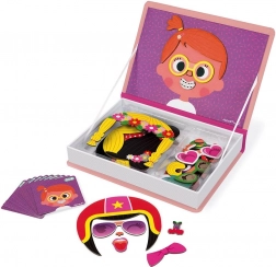 Magnetibook Zabavna lica za djevojčice